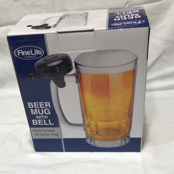 Fine Life Other - NWOT-Fine Life Beer Mug with Bell 18 oz